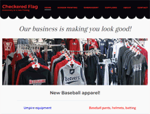 Tablet Screenshot of checkeredflagembroidery.com